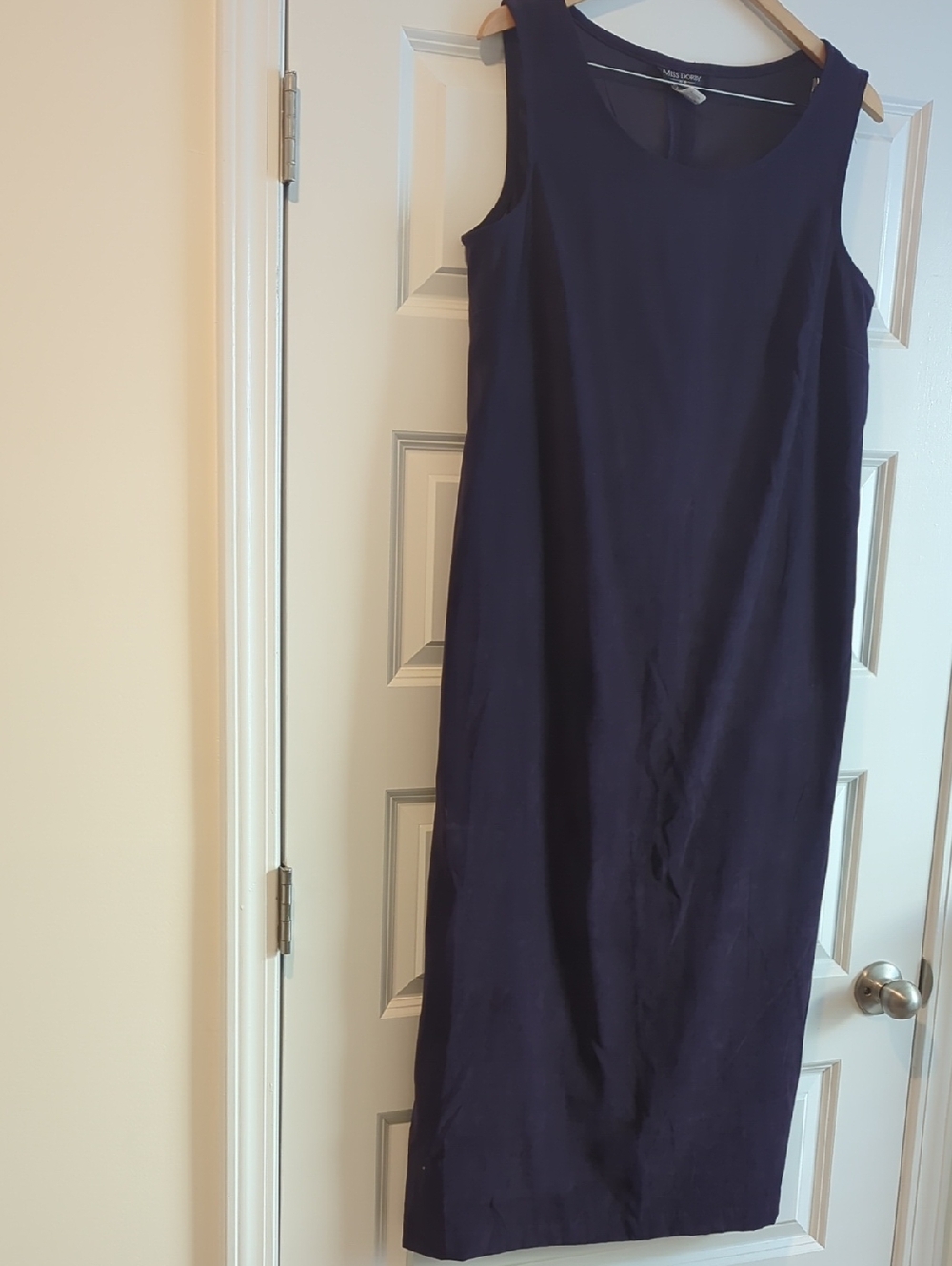 Sleeveless Maxi Dress in Deep Purple With Slit In Back by Miss Dorby P2P 22 L51